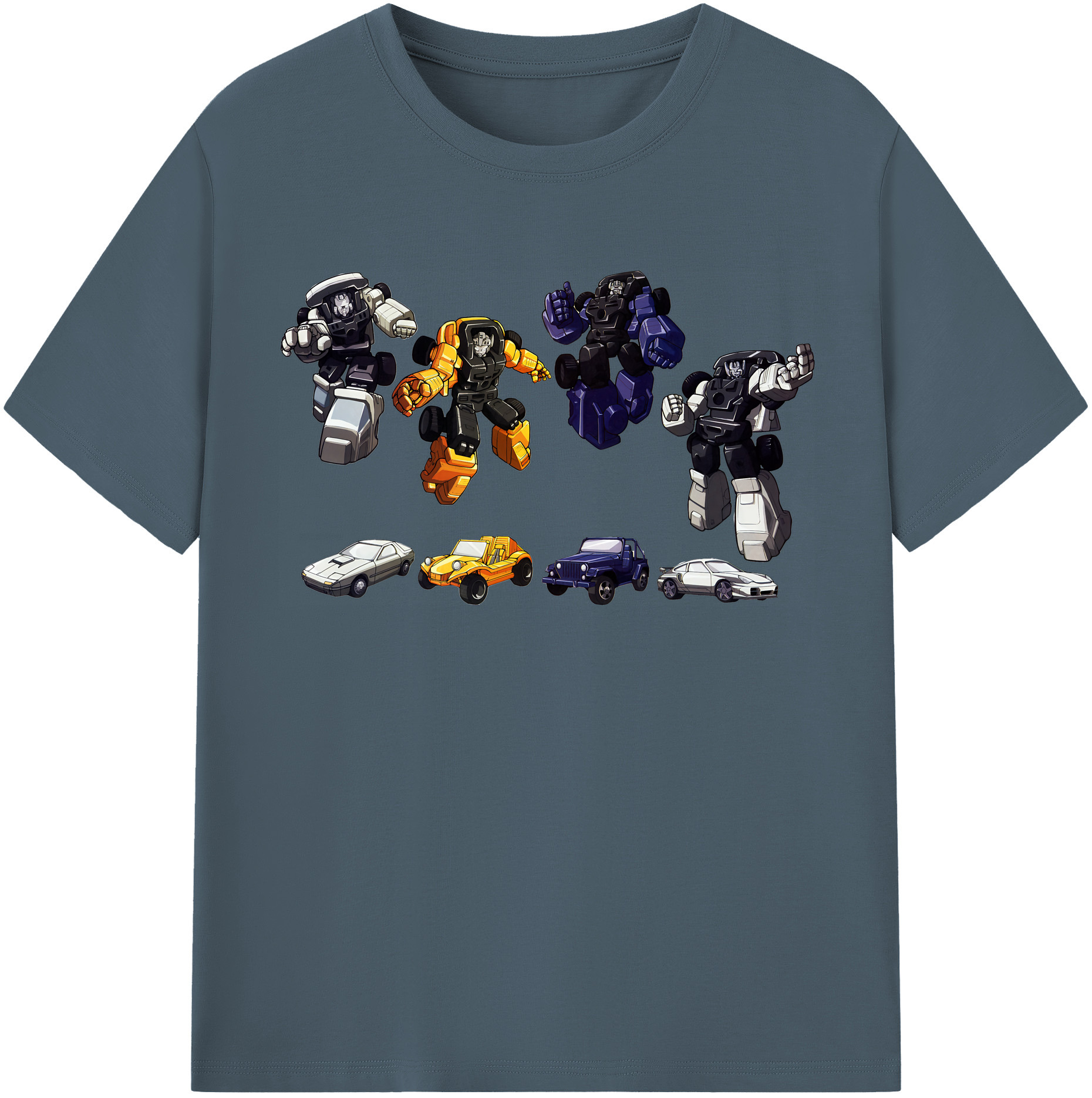 （画像用） Transformers トランスフォーマー 綿100％半袖Tシャツ（フロントプリント）